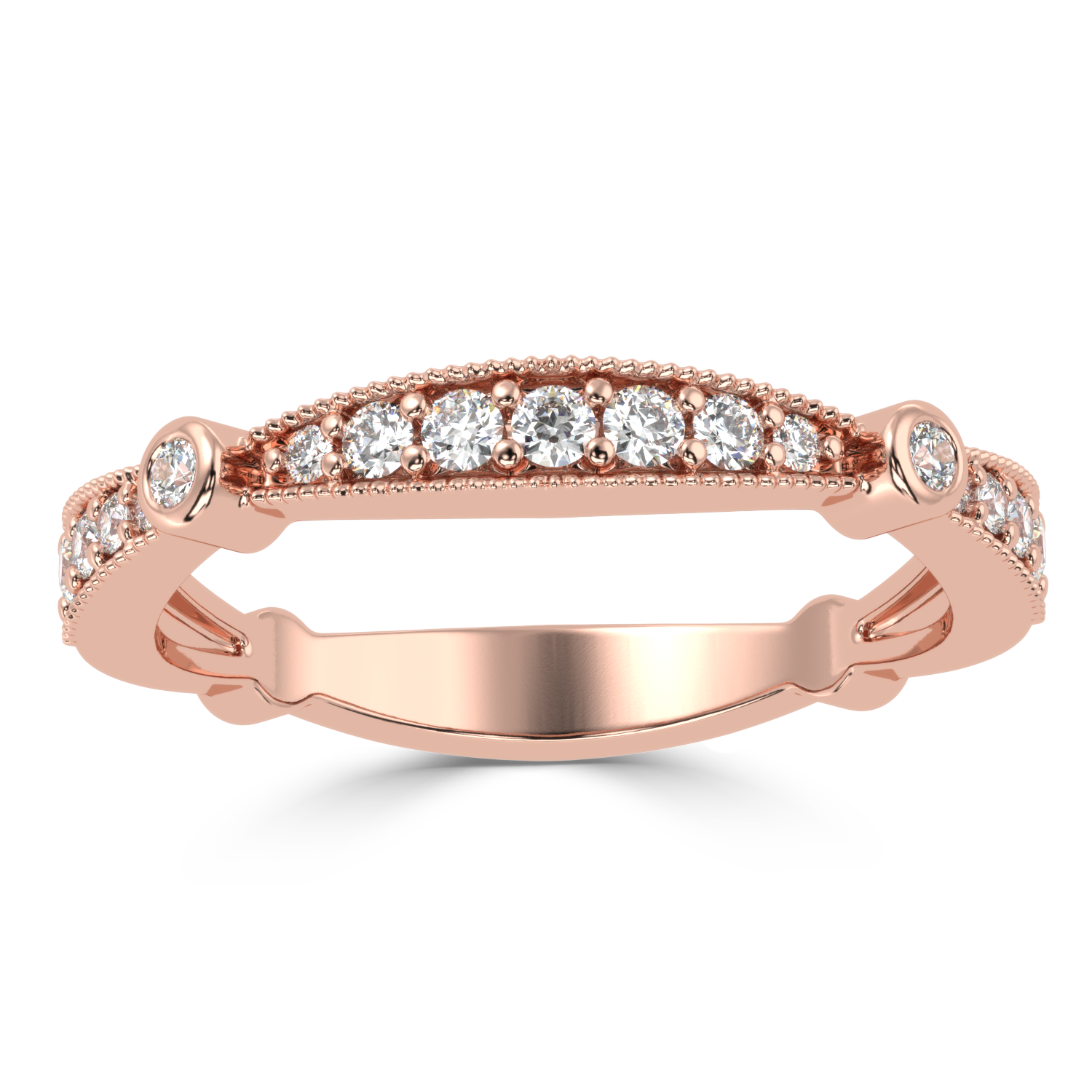 0.25 Carat G Color VS1 Clarity Diamond Studded Natural Diamond Ring.